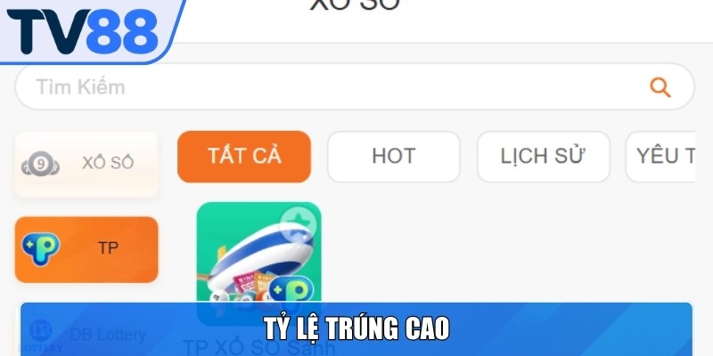 Tỷ lệ trả thưởng cao, tạo nên sức hút khó cưỡng cho bet thủ